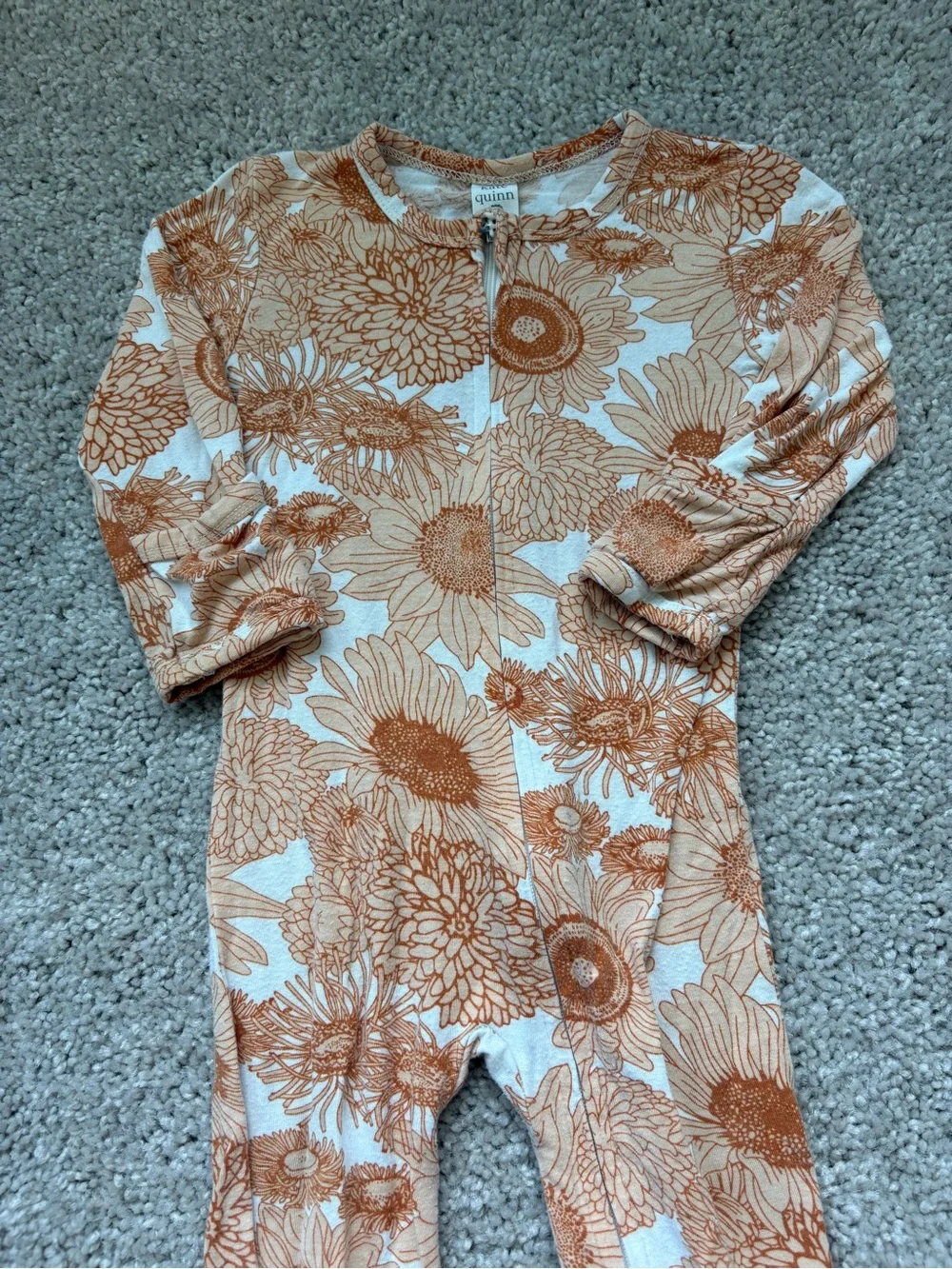 Kate Quinn Floral Zip-Front Romper